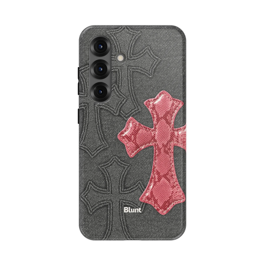 Pinkscale Cross Samsung Case