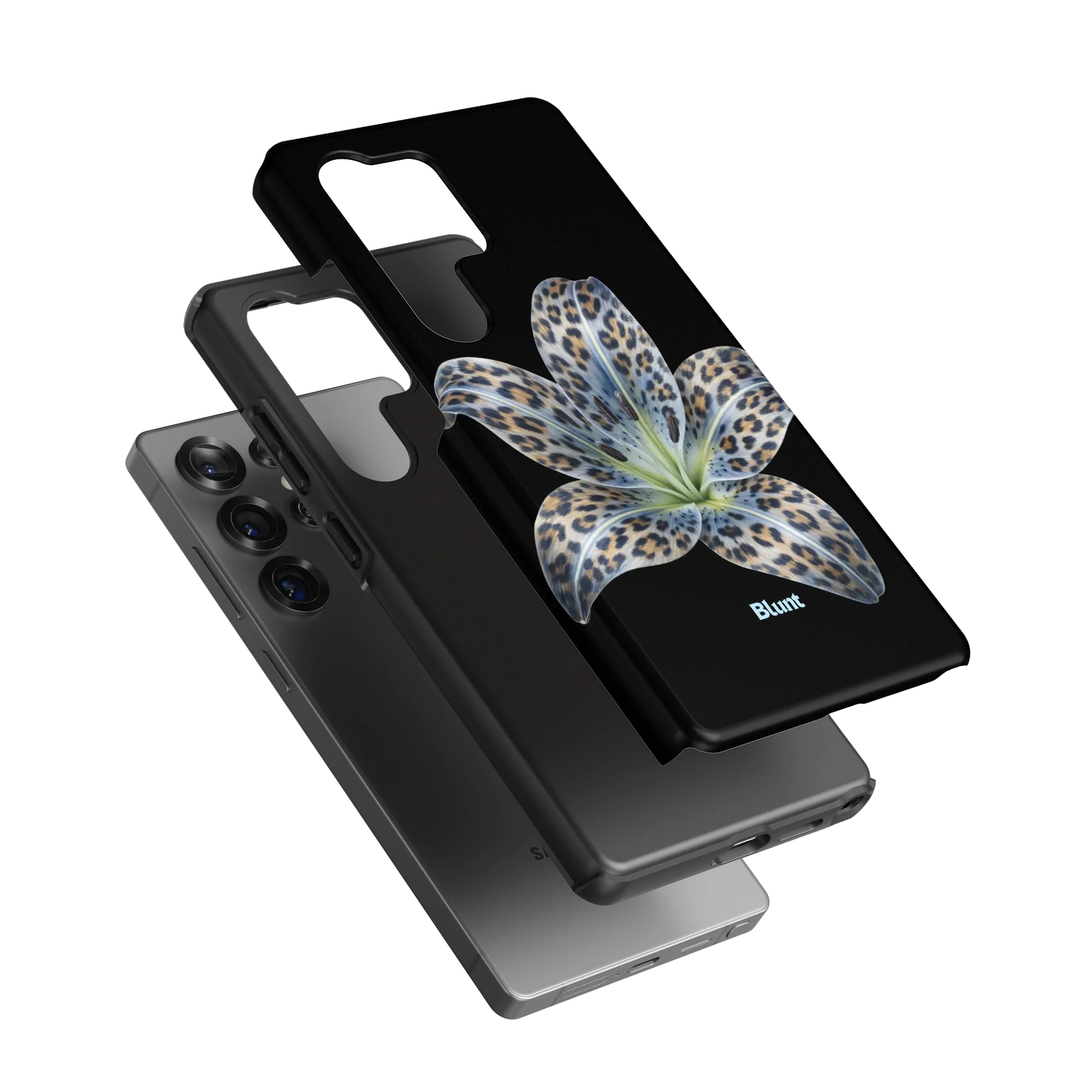 Blue-Leopard-Bloom-samsung-case-Galaxy S25 Ultra-3