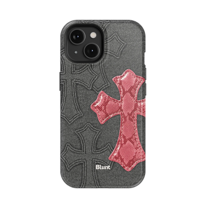 Pinkscale Cross iPhone Case