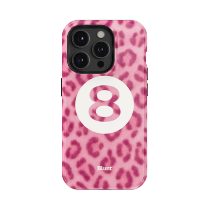 Pink Cheetah Magic 8 iPhone Case