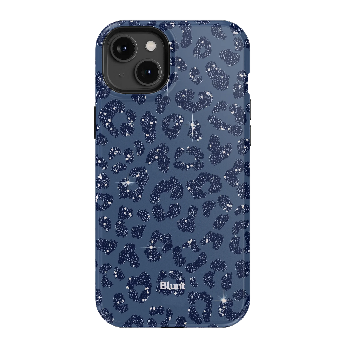 Blue Cheetah Print iPhone Case