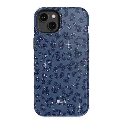 Blue Cheetah Print iPhone Case