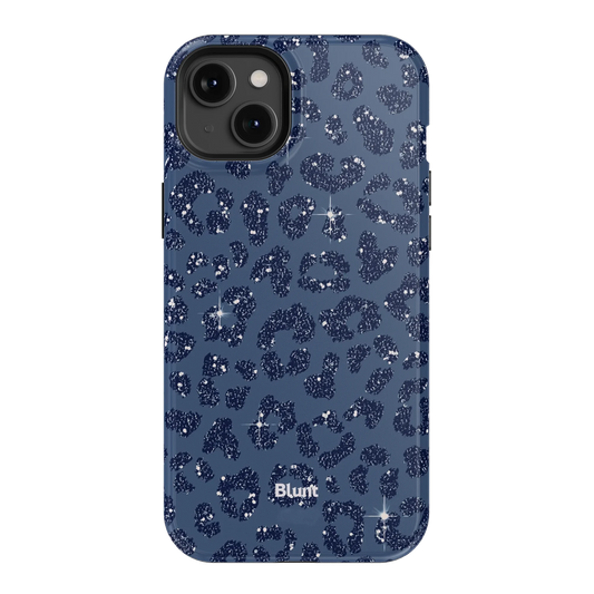 Blue Cheetah Print iPhone Case