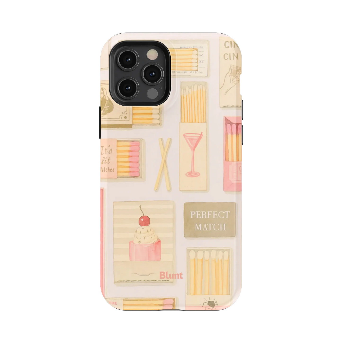 Pink Match iPhone Case