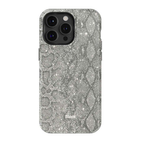 Silver Python iPhone Case