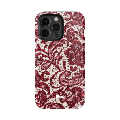 Crimson Lace iPhone Case