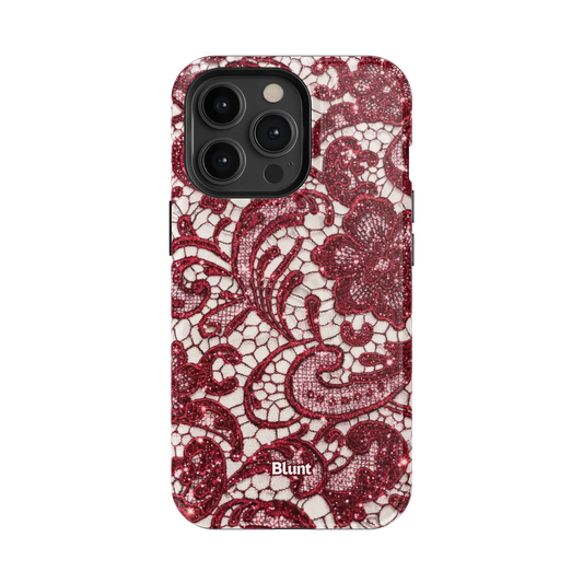 Crimson Lace iPhone Case
