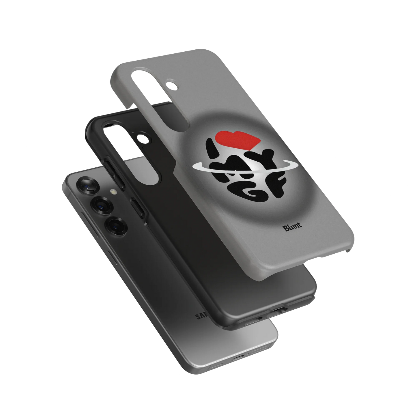 Grey Aura Girlfriend Samsung Case
