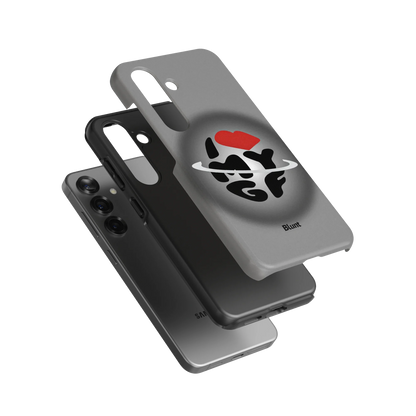 Grey Aura Girlfriend Samsung Case