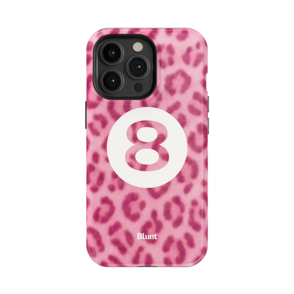 Pink Cheetah Magic 8 iPhone Case