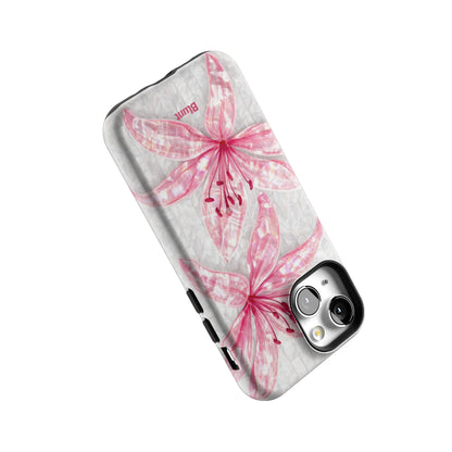 Pink-Floral-Luster-iphone-case-iPhone 13 Mini-4