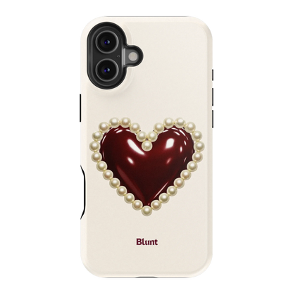 Maroon Muse iPhone Case