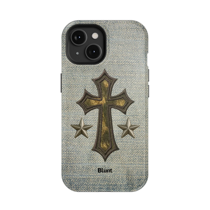 Denim Faith iPhone Case