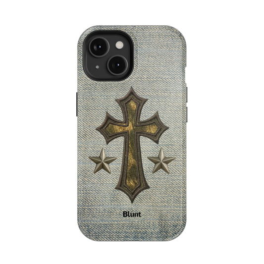Denim Faith iPhone Case