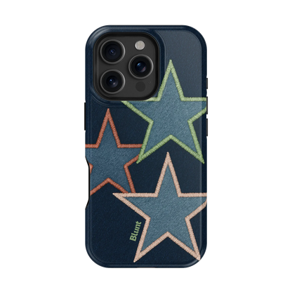 Neon Stars iPhone Case