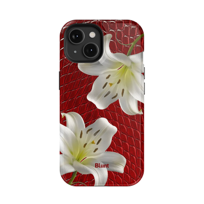 Crimson Lily iPhone Case