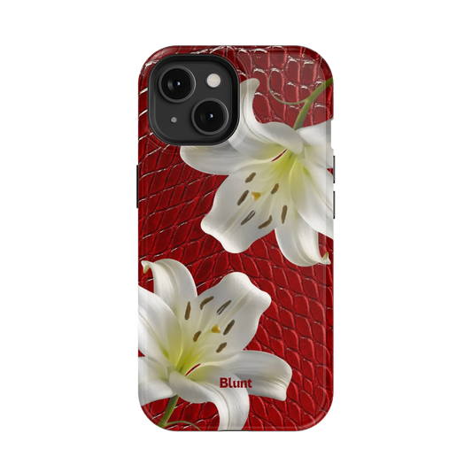 Crimson Lily iPhone Case