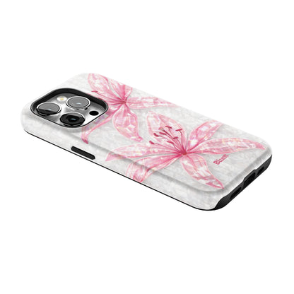 Pink-Floral-Luster-iphone-case-iPhone 14 Pro-2