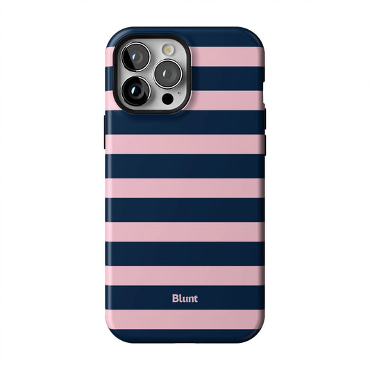 Blueberry-Blush-Stripe-iphone-case-iPhone 13 Pro Max-1