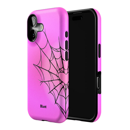 Pink Web iPhone Case