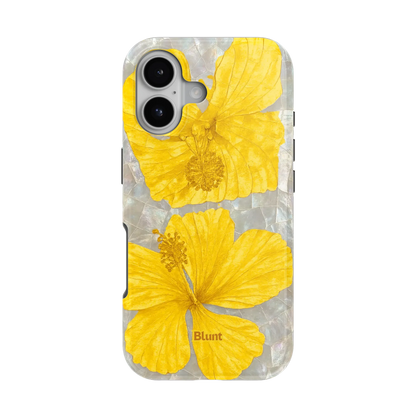 Yellow Coconut Bloom iPhone Case