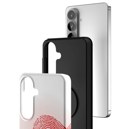 Heart-Print-White-samsung-case-Galaxy S26 Plus-3