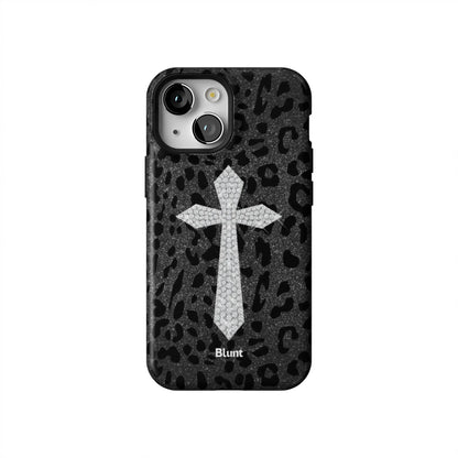 Leopard-Faith-iphone-case-iPhone 13 Mini-1