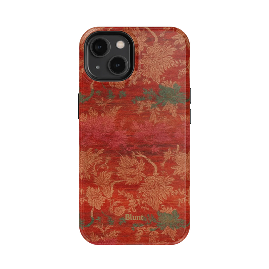 Crimson Tapestry iPhone Case