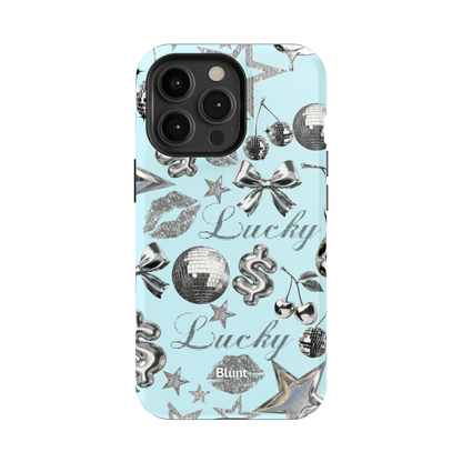 Lucky Baby Blue iPhone Case