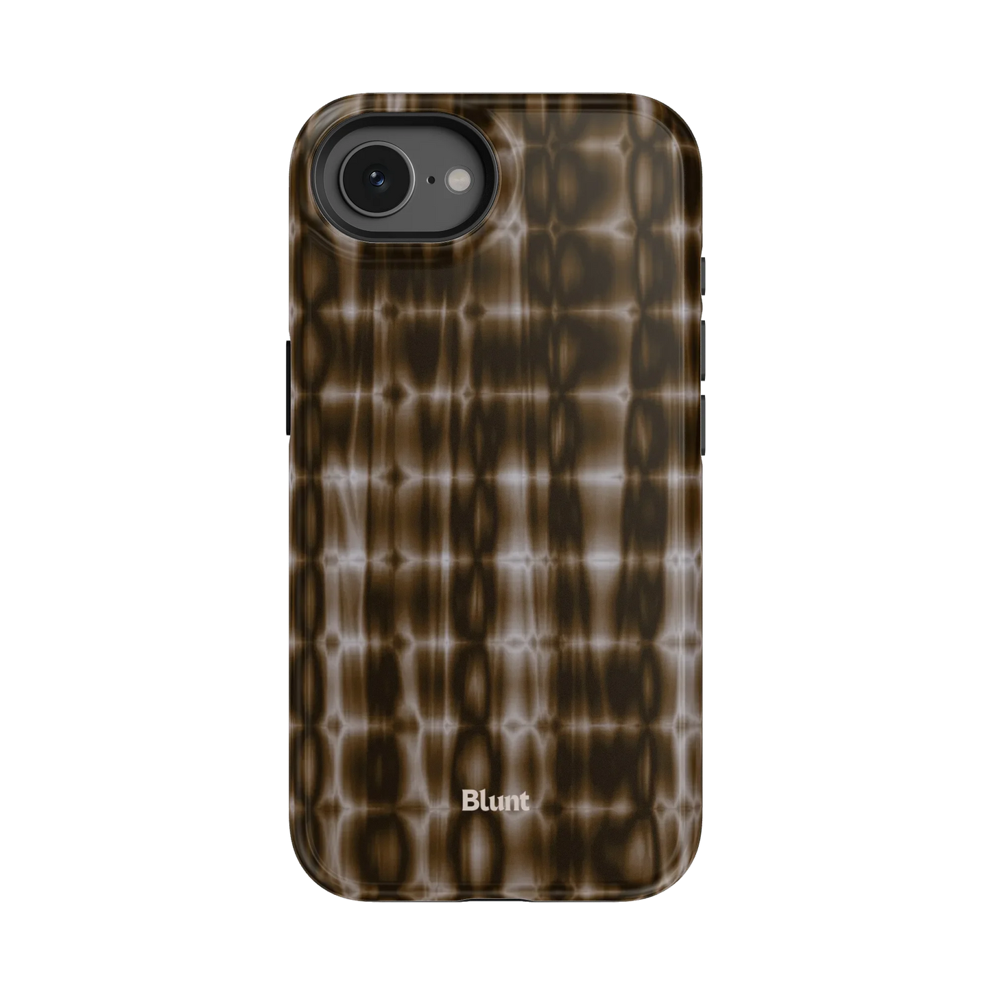 Brown Ripple iPhone Case