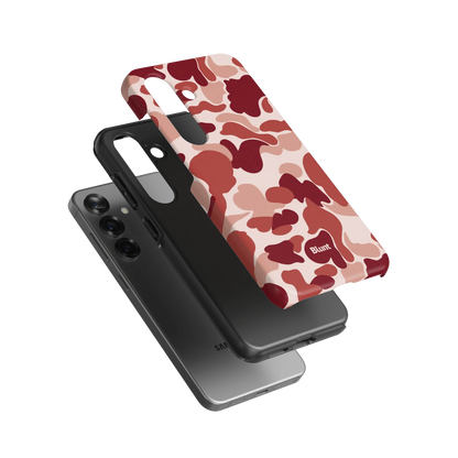Reddish Camo Samsung Case