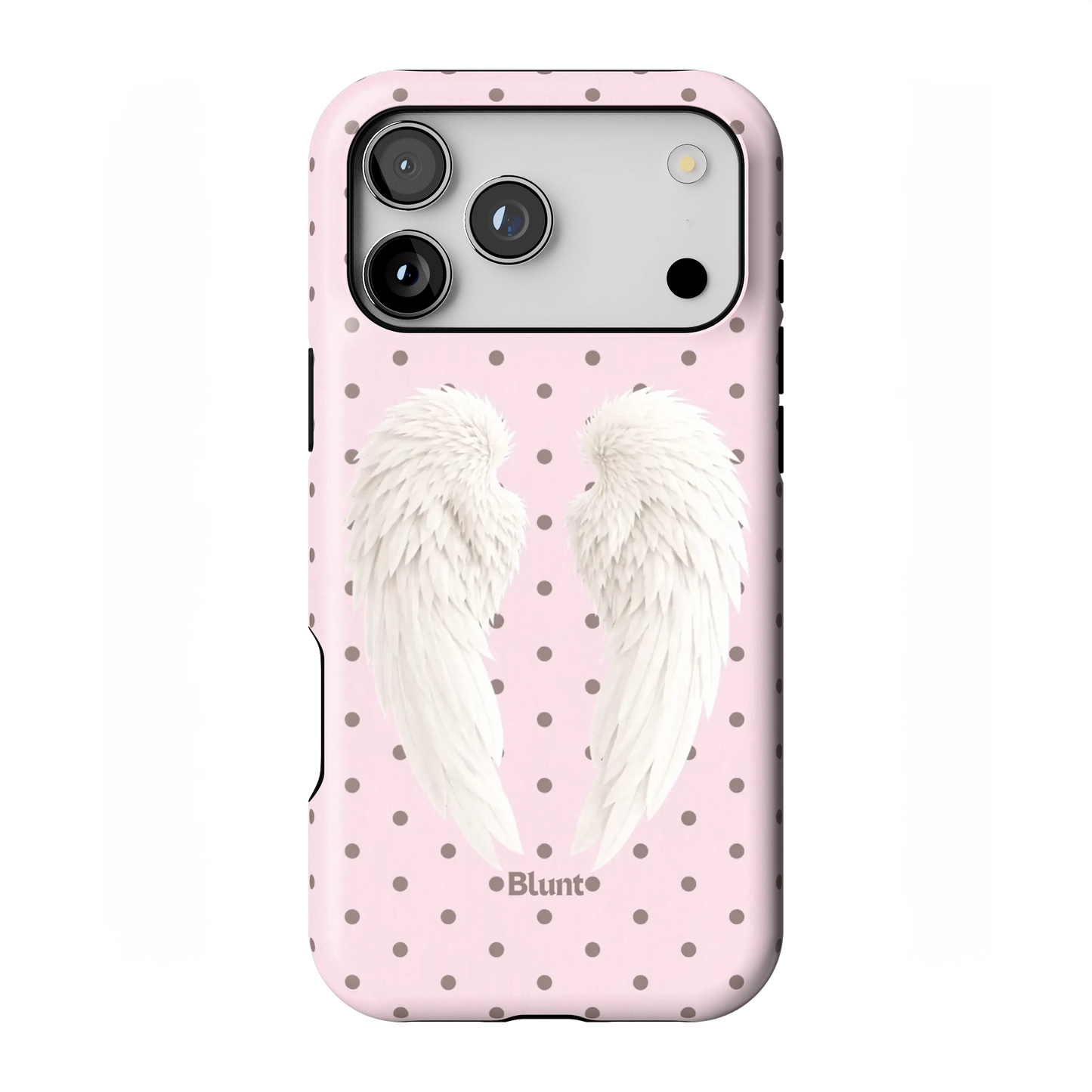 Pink Polka Wing iPhone Case