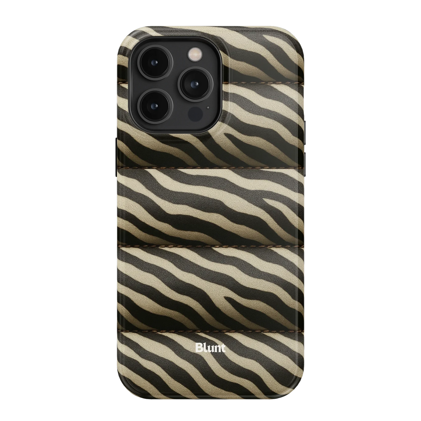 Zebra Puffer iPhone Case