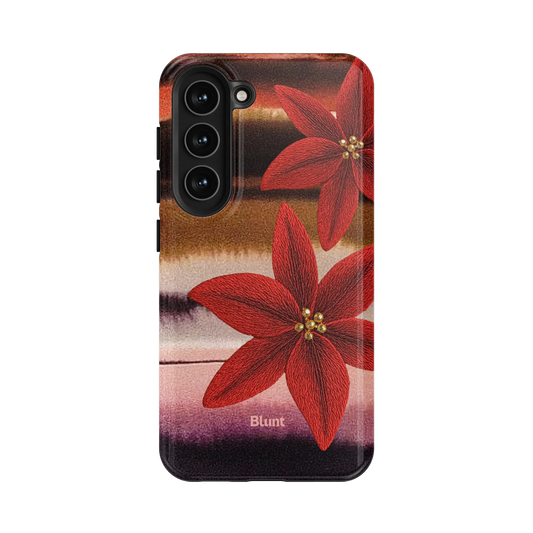 Crimson Bloom Samsung Case