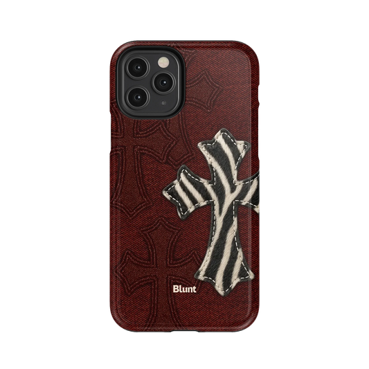 Zebrascale Cross iPhone Case