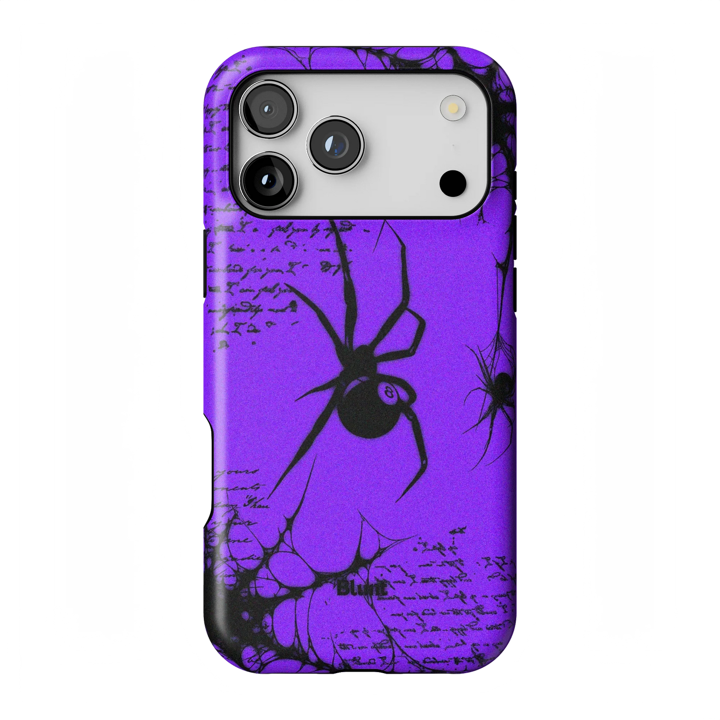 Violet Script iPhone Case
