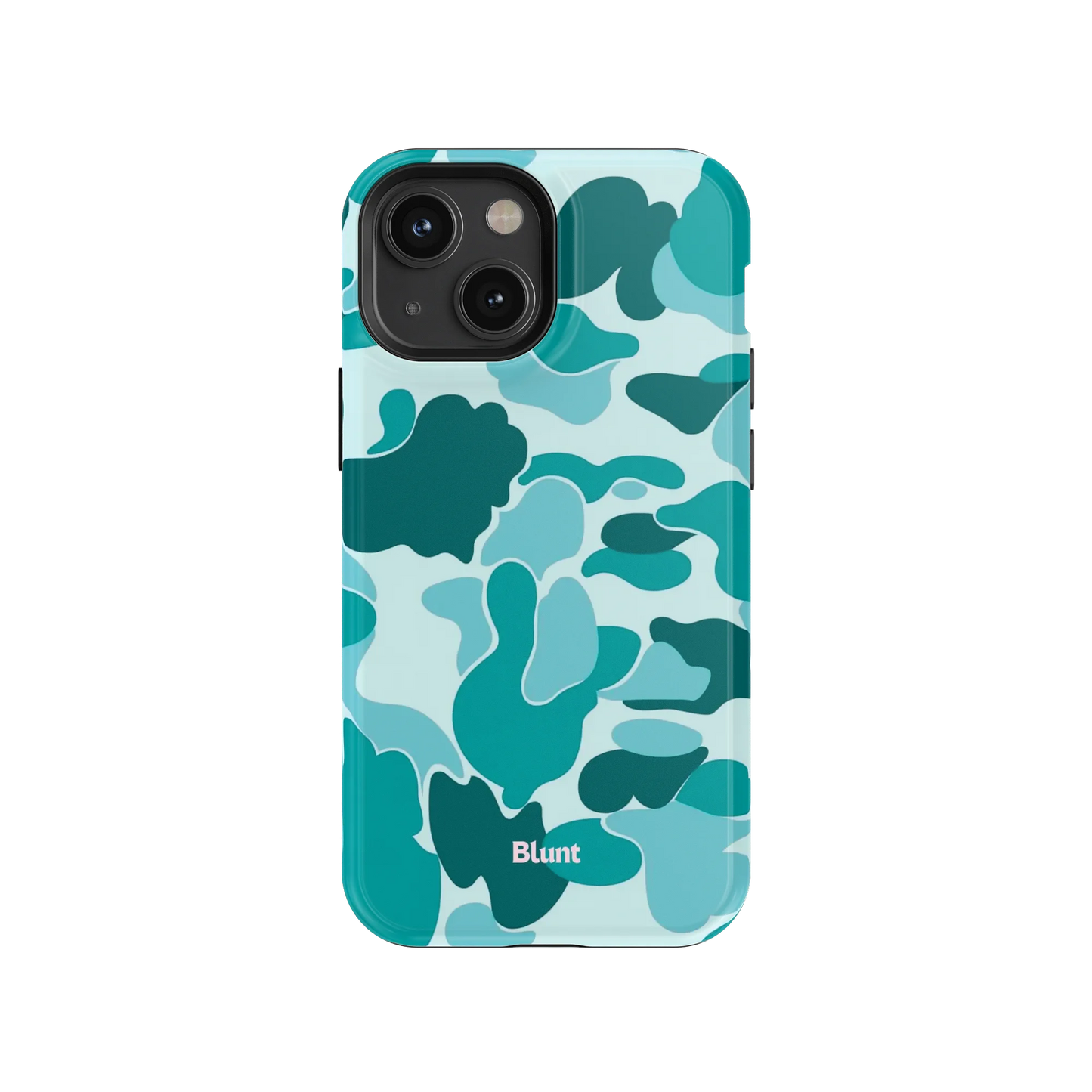 Aqua Camo iPhone Case