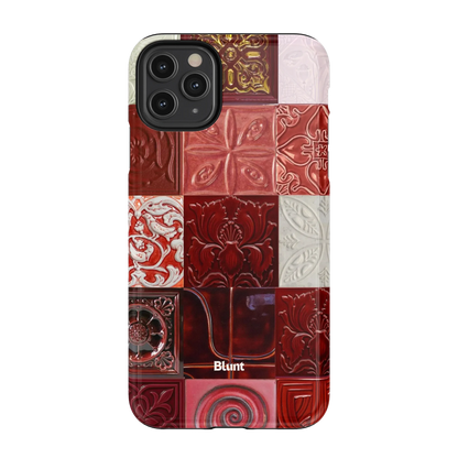 Checkered-Rouge-iphone-case-iPhone 11 Pro Max-1