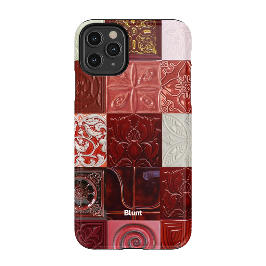 Checkered-Rouge-iphone-case-iPhone 11 Pro Max-1