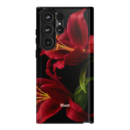 Eclipse Orchid in Red Samsung Case
