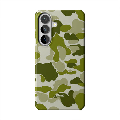 Lime Camo Samsung Case