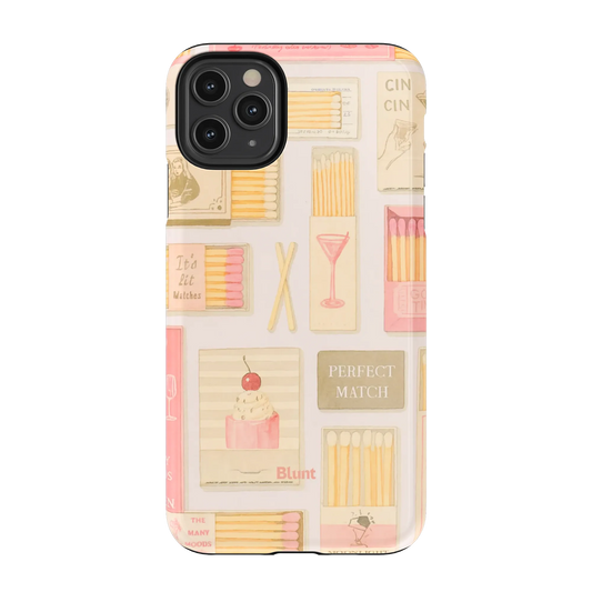 Pink Match iPhone Case
