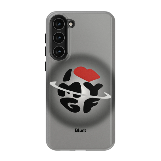 Grey Aura Girlfriend Samsung Case