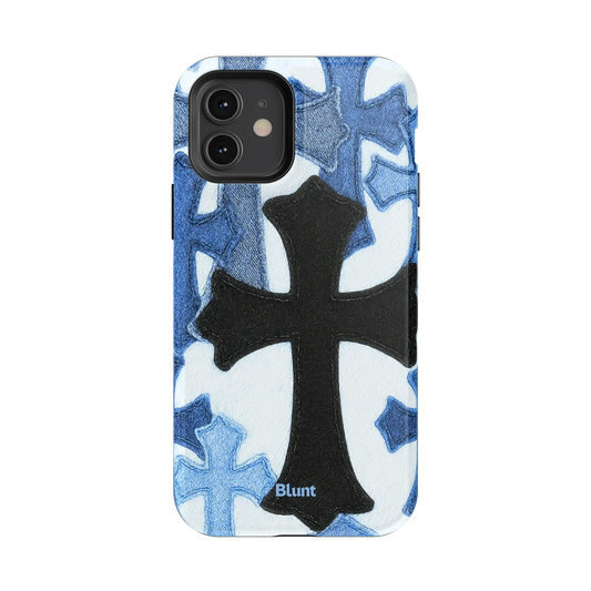 Denim Cross iPhone Case
