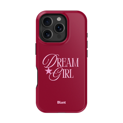 Dream Girl Maroon iPhone Case