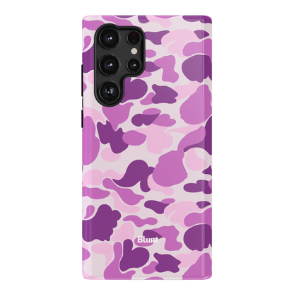 Purple Camo Samsung Case