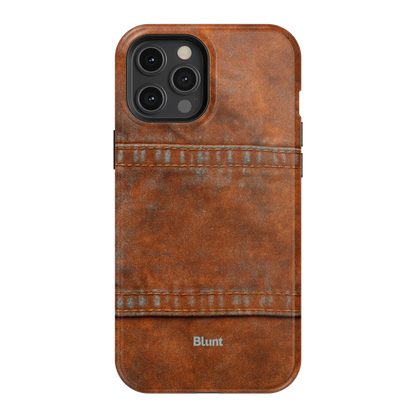 Chocolate Denim iPhone Case