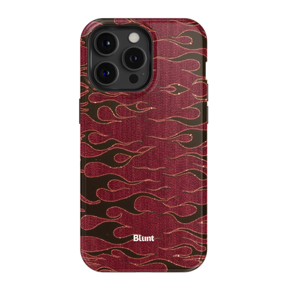 Crimson Fire iPhone Case