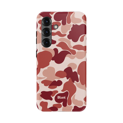 Reddish Camo Samsung Case