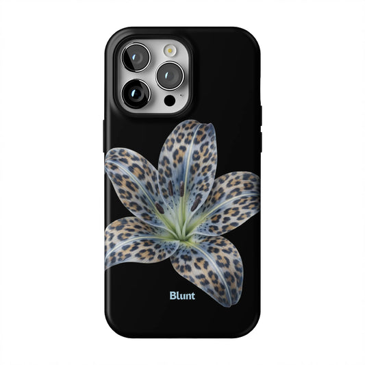 Blue-Leopard-Bloom-iphone-case-iPhone 14 Pro Max-1